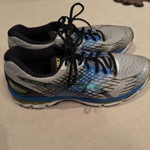 Asics Gel-Nimbus Running Shoes - Gray and Blue